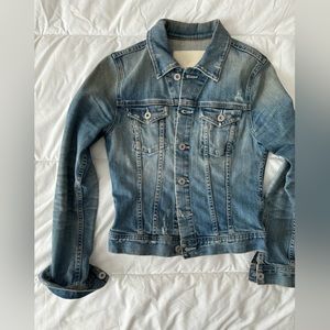 AG Cropped Denim Jacket